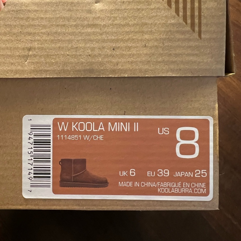 Koolaburra Chestnut Mini Boots - Picture 5 of 5